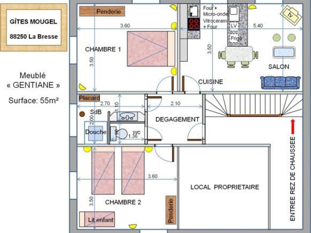 Gite Chaleureux A La Bresse Avec Terrasse, Barbecue Et Proche Des Pistes De Ski - Fr-1-589-189 Εξωτερικό φωτογραφία